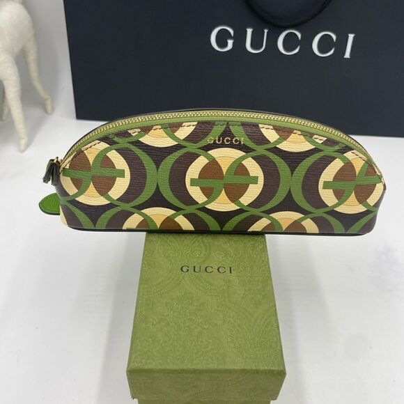 Unisex Gucci, leather case made in Italy - Picture 1 of 8